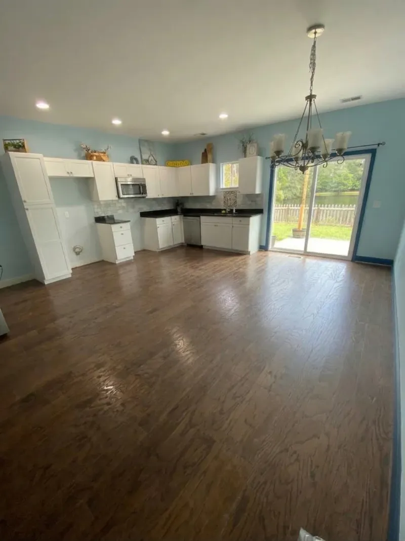 Flooring transformation — before